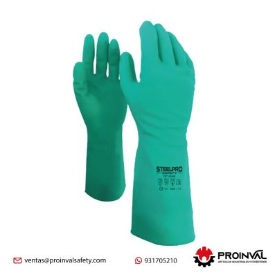 Guante Nitriself Verde 18”(22mil)