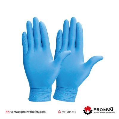 Guantes de Nitrilo Desechable Sin Polvo