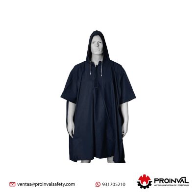 Poncho Liviano de PVC Azul
