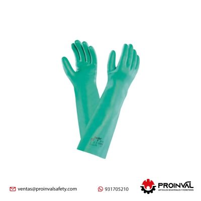 Guantes Para Químicos Largo Solvex 18” Ansell