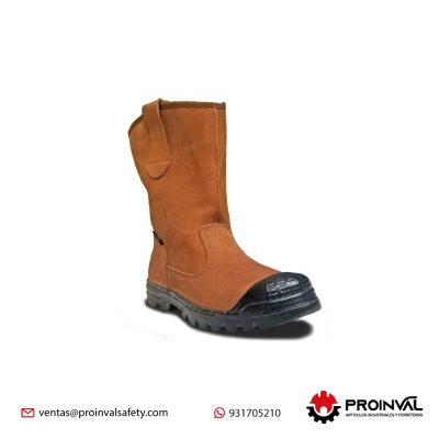 Botas Campera Punta Acero Color Cobre