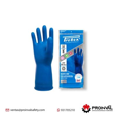 Guante Protex Calibre 22 Azul