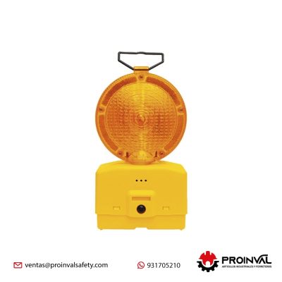 Lámpara Solar Señalización Vial