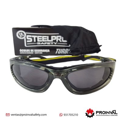 Lente de Seguridad Turbine Steelpro | Policarbonato de Alta Densidad