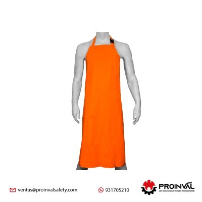 Mandil de PVC Naranja Alaska