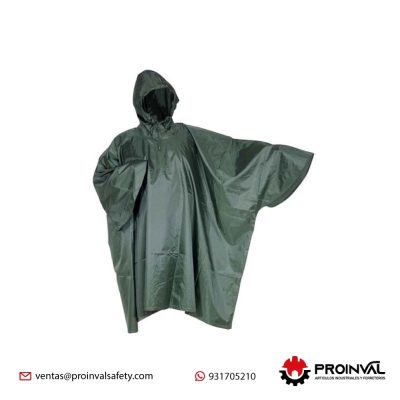 Poncho de PVC Verde Segpro