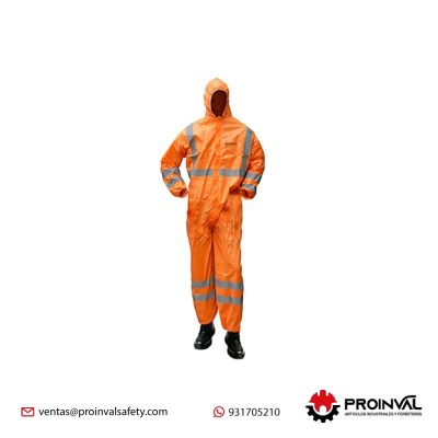 Traje Descartable Tecseg TSG15 OR Alta Visibilidad