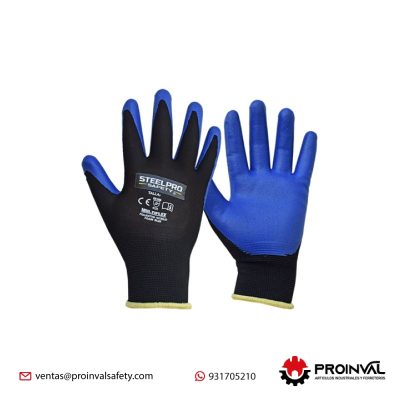 Guante Multiflex Foam Blue Steelpro