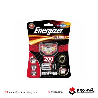 Linterna Frontal Energizer 200 Lumens