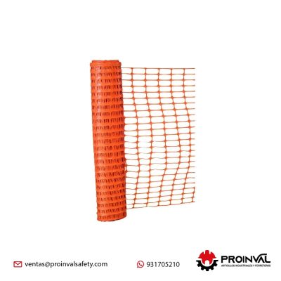 Malla de Seguridad Naranja
