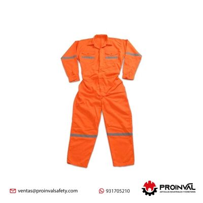 Mameluco Drill Tecnología De Trabajo Naranja