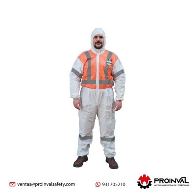 Mameluco Lakeland EMN428WORT con Cinta Reflectiva