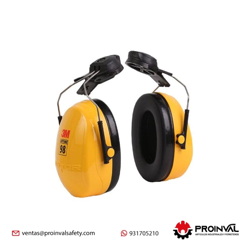 Orejera Adaptable A Casco Peltor Optime 98 3M 1 Lima Peru Orejera Peltor 3M