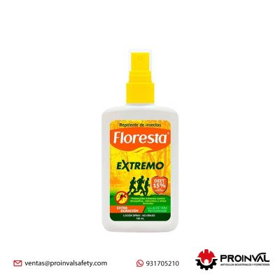 Repelente Floresta Loción Extremo 15% DEET 120 ml Loción