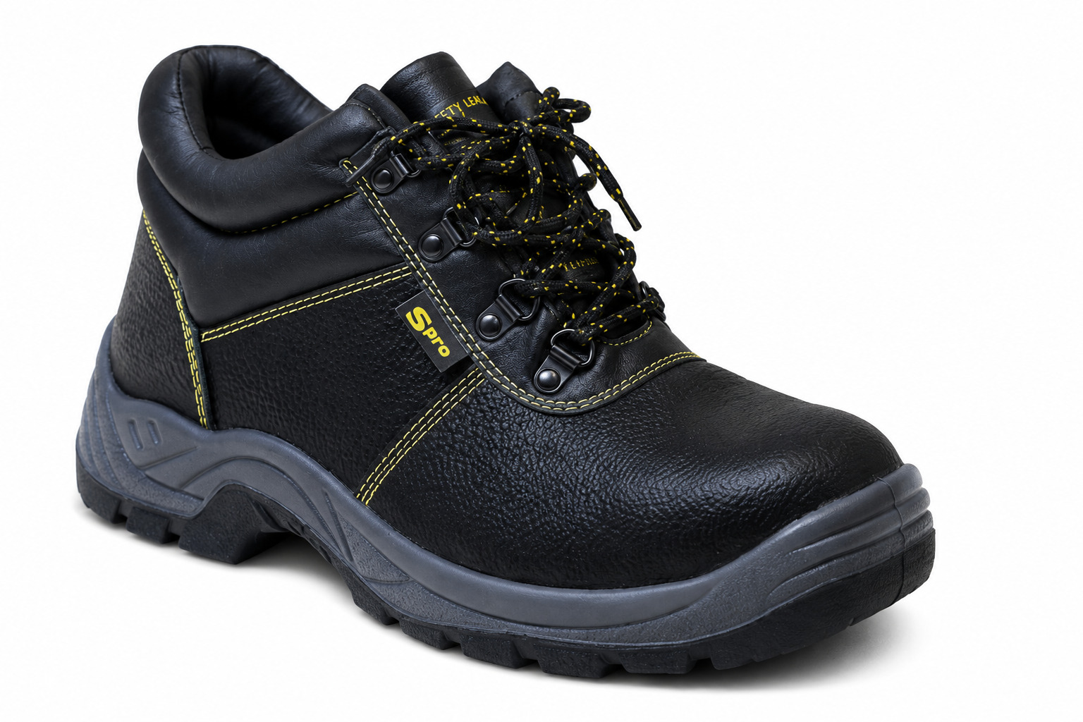 Zapato Spro Bulldozer 3 Lima Peru Zapato Spro Bulldozer Negro En Vista Frontal Lateral